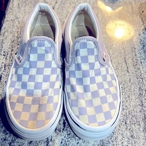 Vans slip on good condition. Gently worn. Girls sz 13